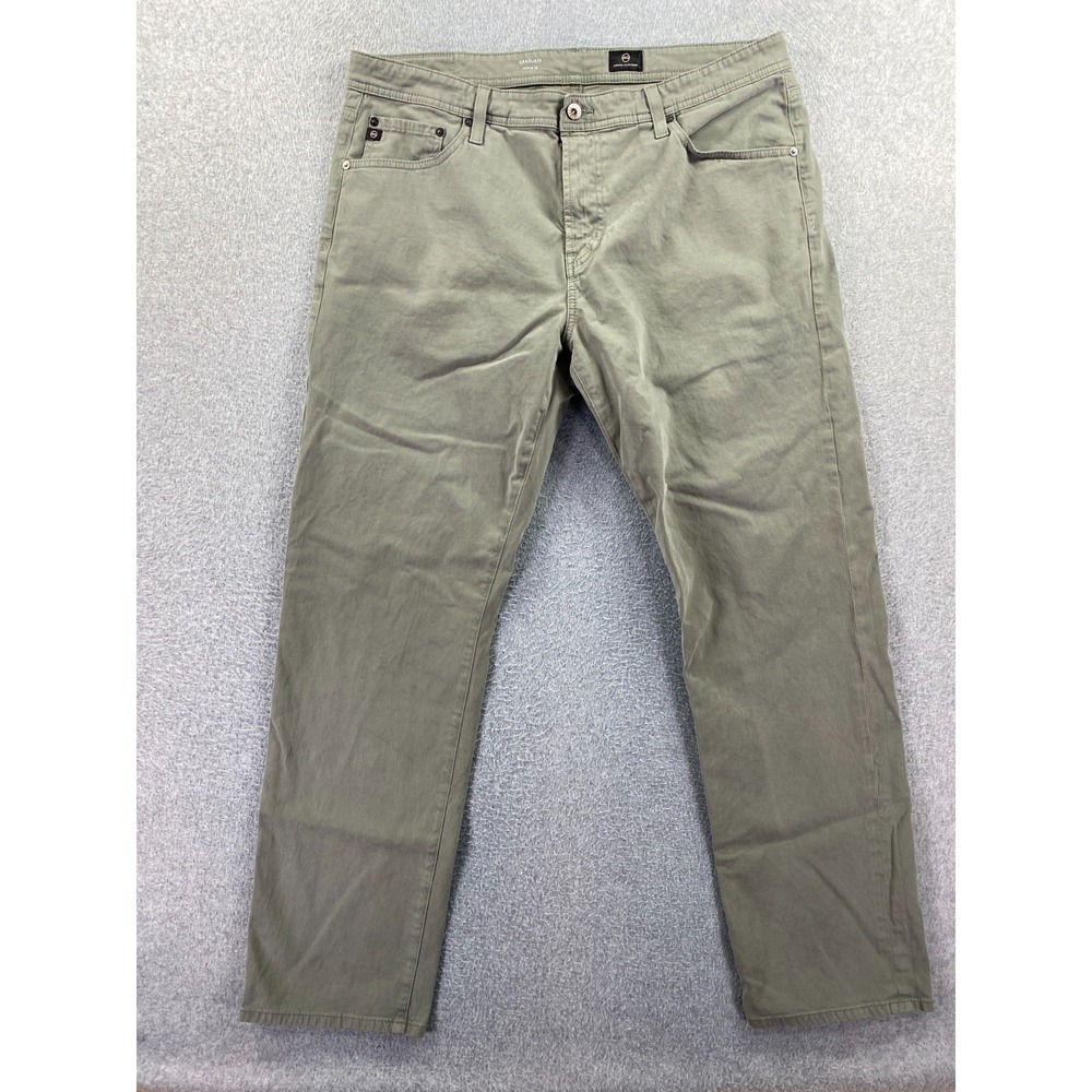 AG Adriano Goldschmied Jeans‎ Mens 38x32 Mint Green The Graduate Tailored Leg